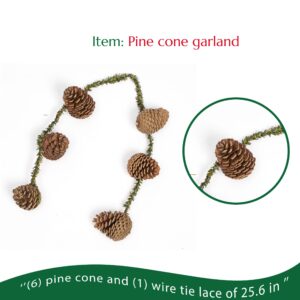 Pine cone garland